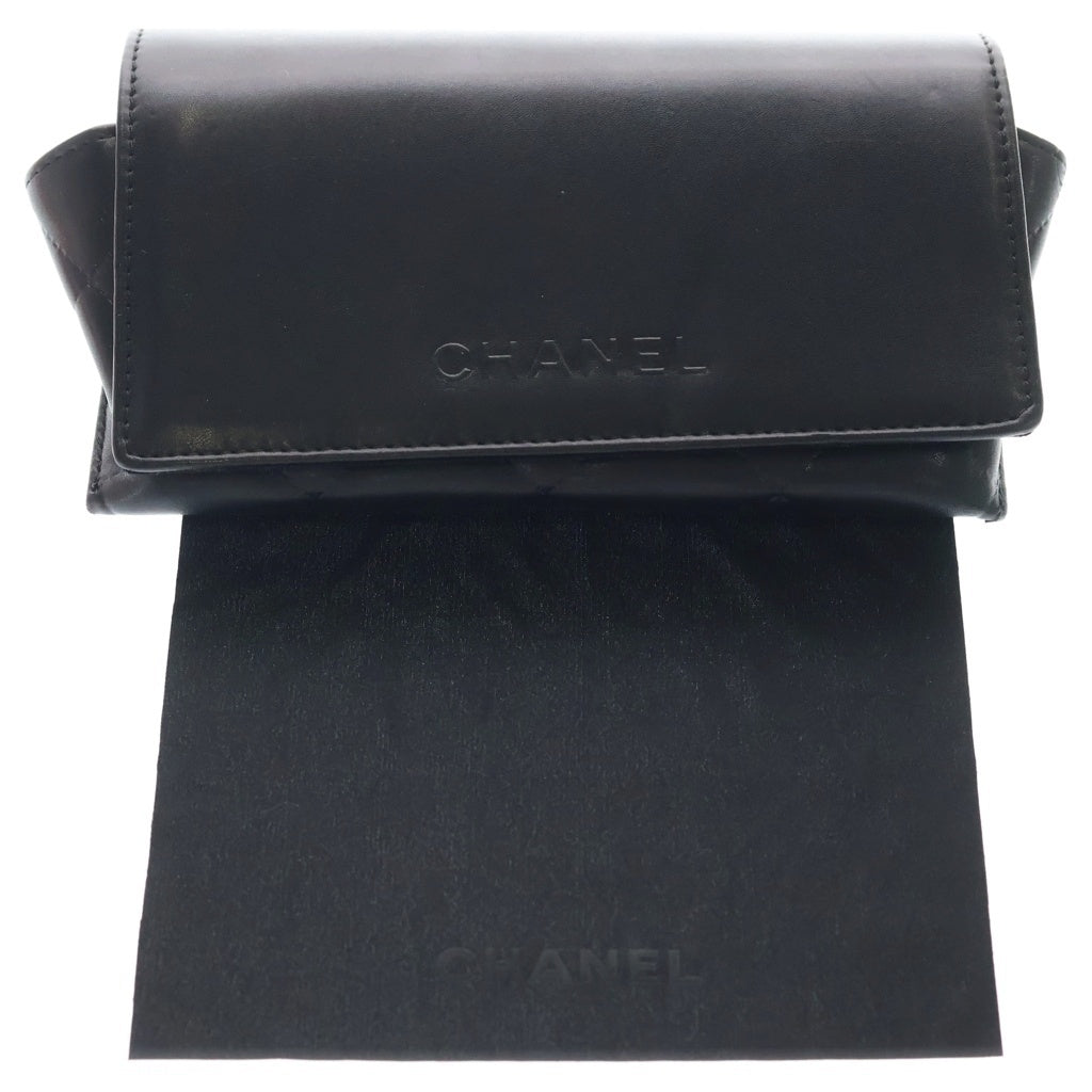 CHANEL(シャネル) バタフライ フレーム ココマーク チェーン カラーサングラス メガネ 5210-Q-A ブラウン系 レディース