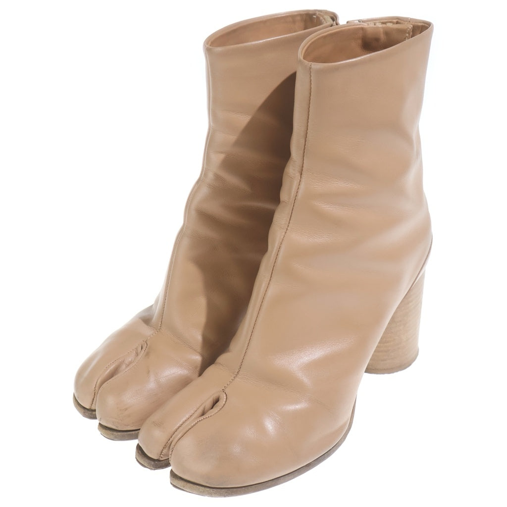 MM6 Maison Margiela(エムエムシックスメゾンマルジェラ) 22 TABI BOOTS 足袋ブーツ タビ ヒール ベージュ レディース