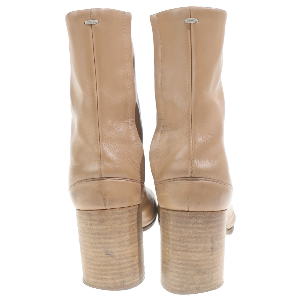 MM6 Maison Margiela(エムエムシックスメゾンマルジェラ) 22 TABI BOOTS 足袋ブーツ タビ ヒール ベージュ レディース
