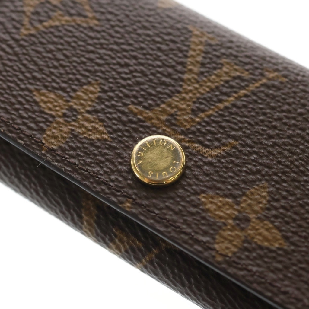 LOUIS VUITTON(ルイヴィトン) モノグラム ミュルティクレ4 PVCレザー キーケース ブラウン M69517