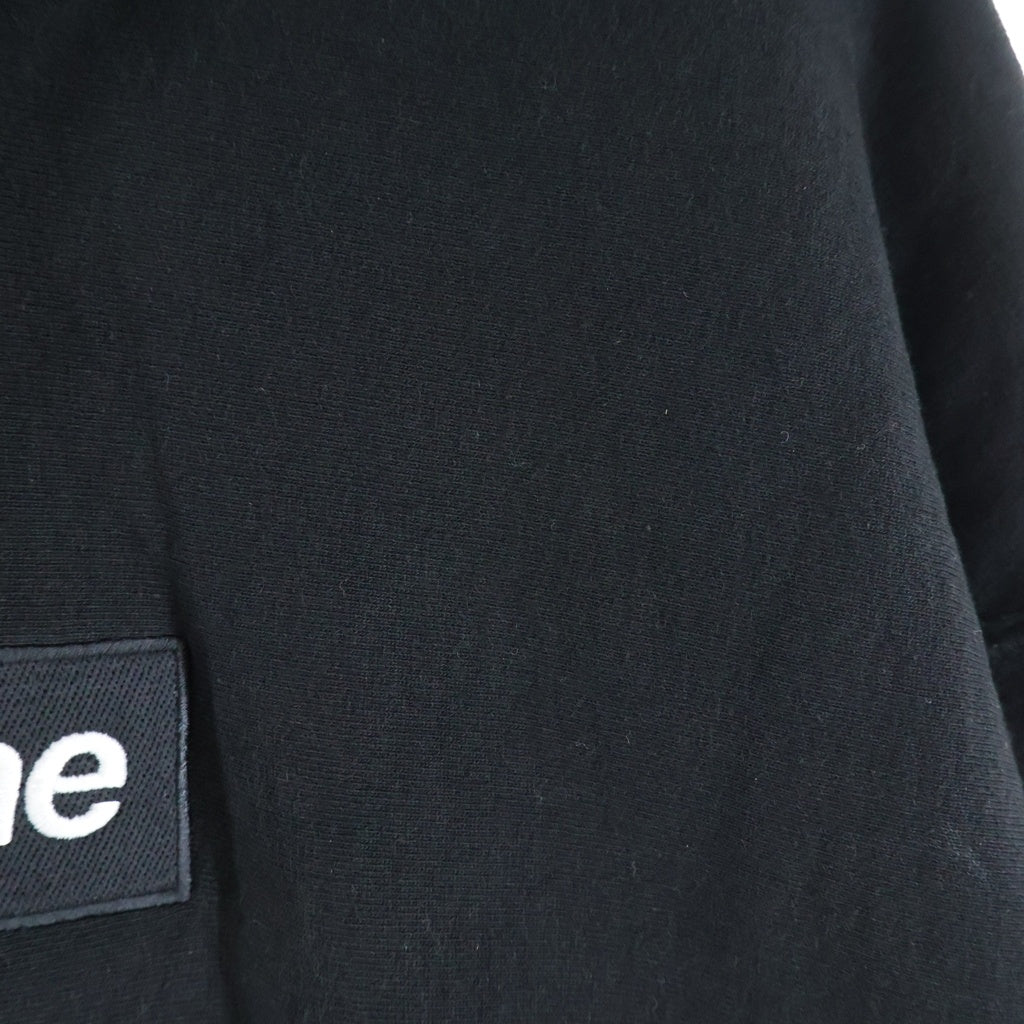 SUPREME(シュプリーム) ボックスロゴフーディー パーカー ブラック #M