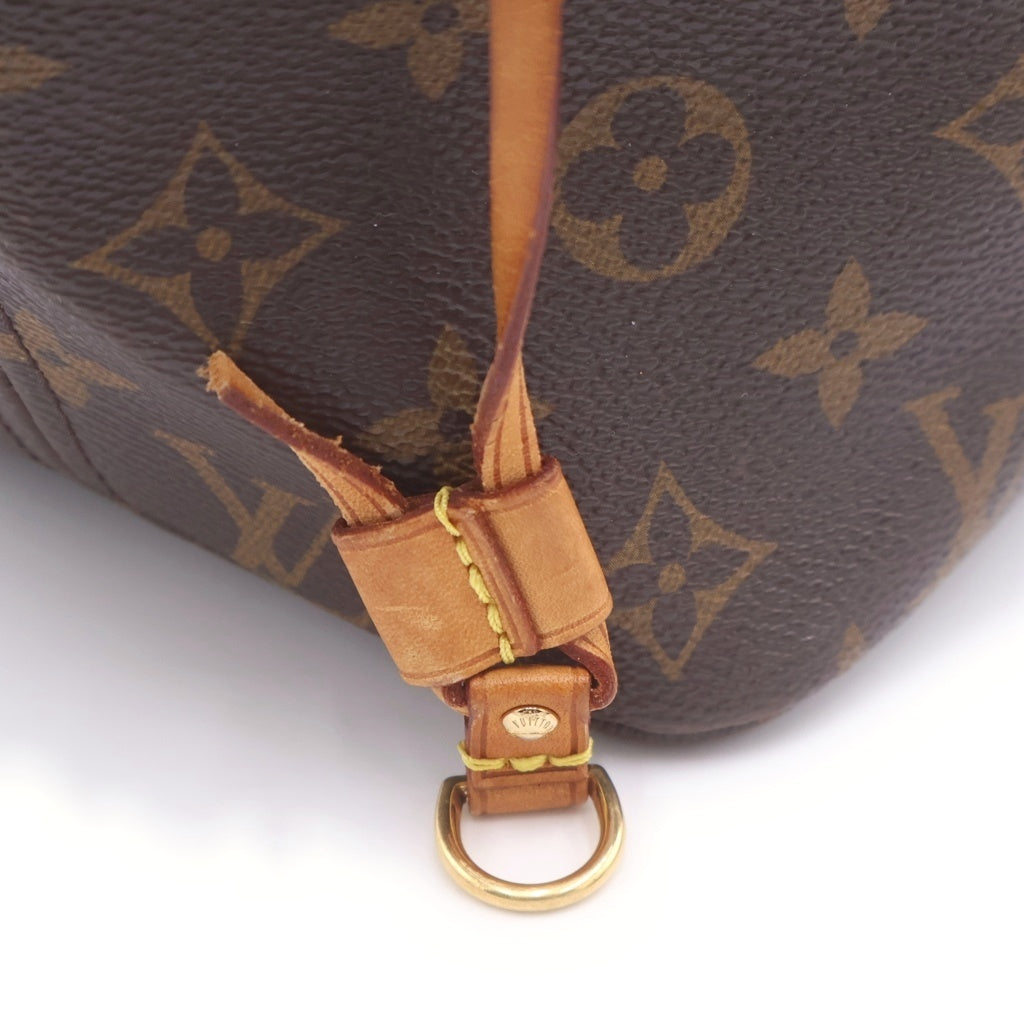 LOUIS VUITTON(ルイヴィトン) モノグラム ネヴァーフルMM 旧型 トートバッグ ハンドバッグ ブラウン レザー×PVC M40995 ゴールド金具 レディース