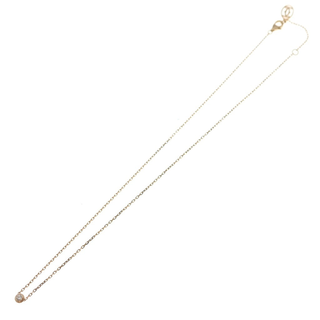 Cartier(カルティエ) ダムールSM ダイヤ ネックレス K18PG ピンクゴールド レディース