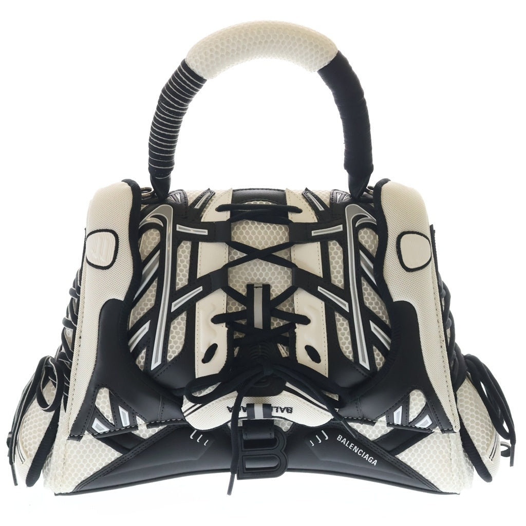 BALENCIAGA(バレンシアガ) スニーカーヘッド 2WAY ハンド ショルダーバッグ メッシュ レザー ブラック/ホワイト