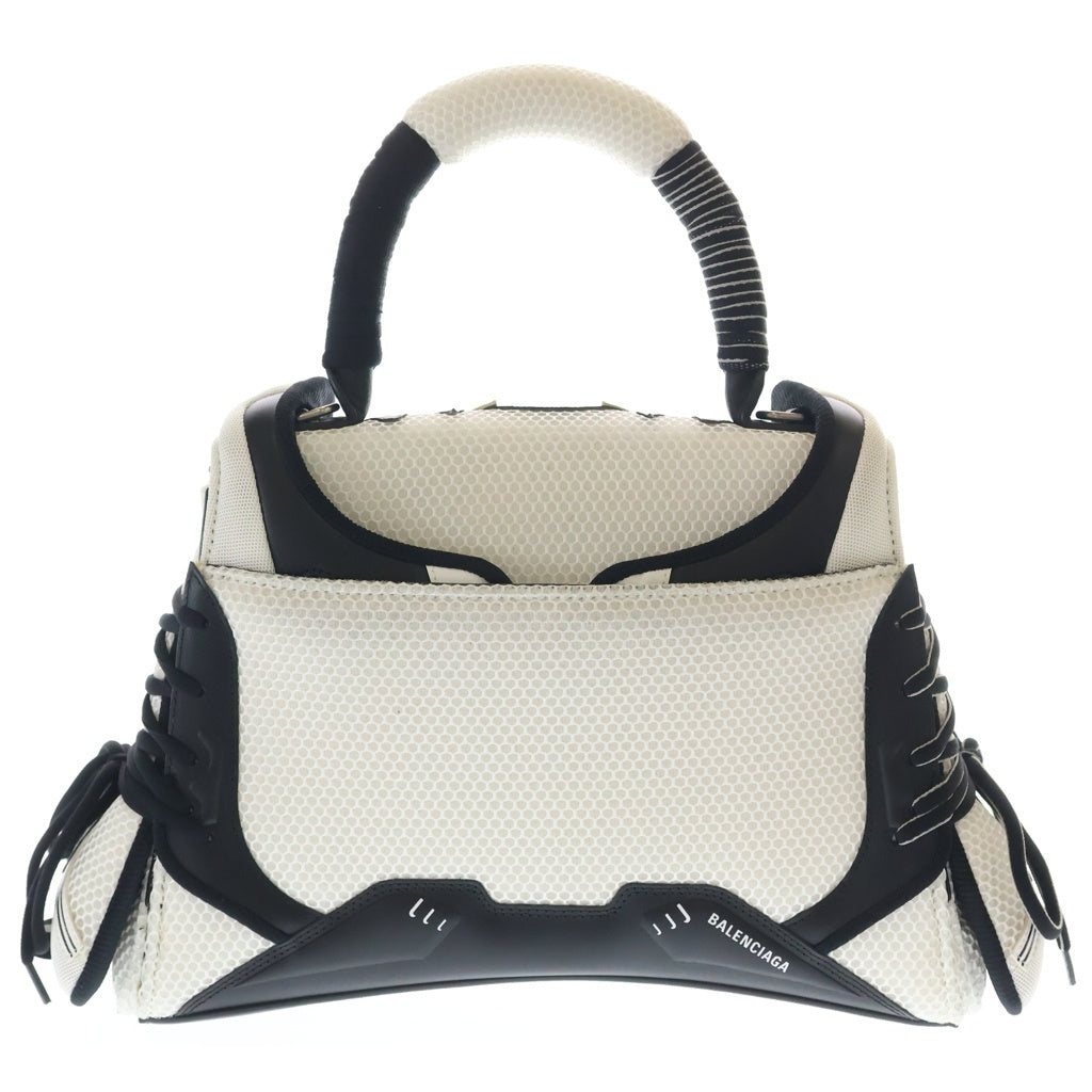 BALENCIAGA(バレンシアガ) スニーカーヘッド 2WAY ハンド ショルダーバッグ メッシュ レザー ブラック/ホワイト