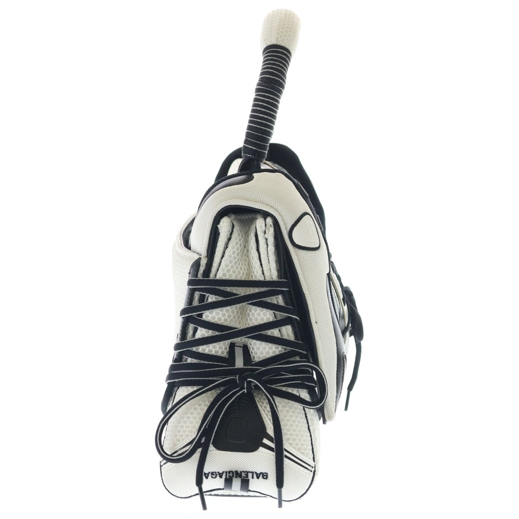 BALENCIAGA(バレンシアガ) スニーカーヘッド 2WAY ハンド ショルダーバッグ メッシュ レザー ブラック/ホワイト