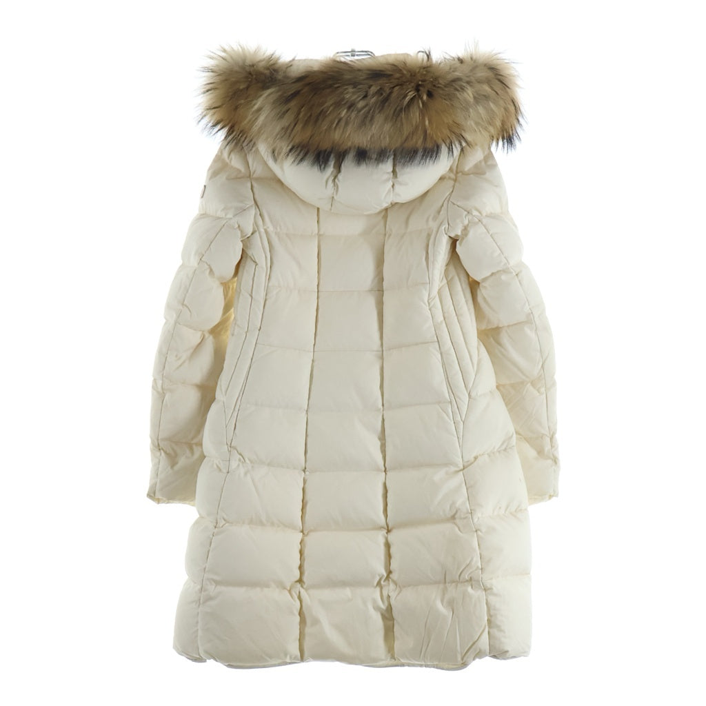 TATRAS(タトラス) GANO DOWN JACKET ガノ ダウンジャケット コート ファー フード ナイロン ライトベージュ LTAT23A4867-D レディース