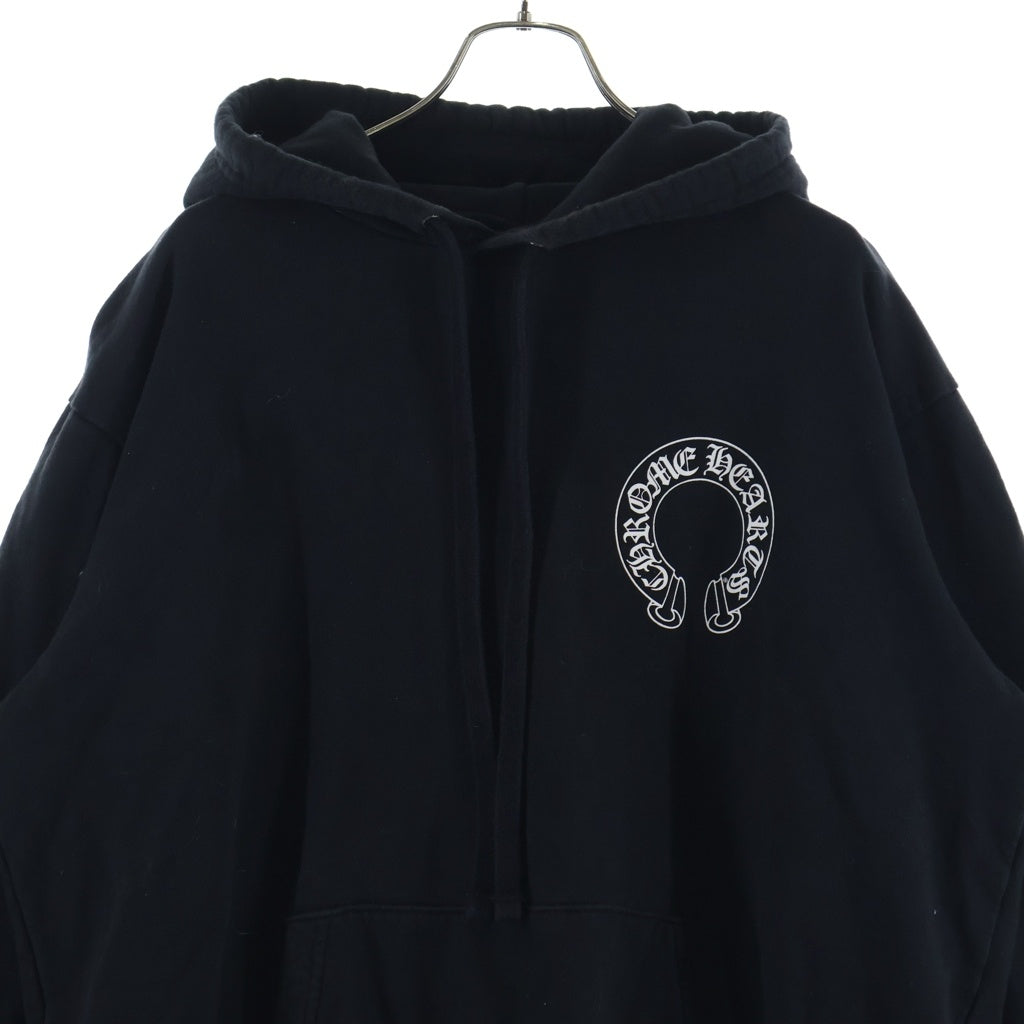 CHROME HEARTS(クロムハーツ) ×MATTY BOY Chomper Horseshoe Hoodie マッティボーイ チョンパー ホースシュープルオーバーパーカー ブラック