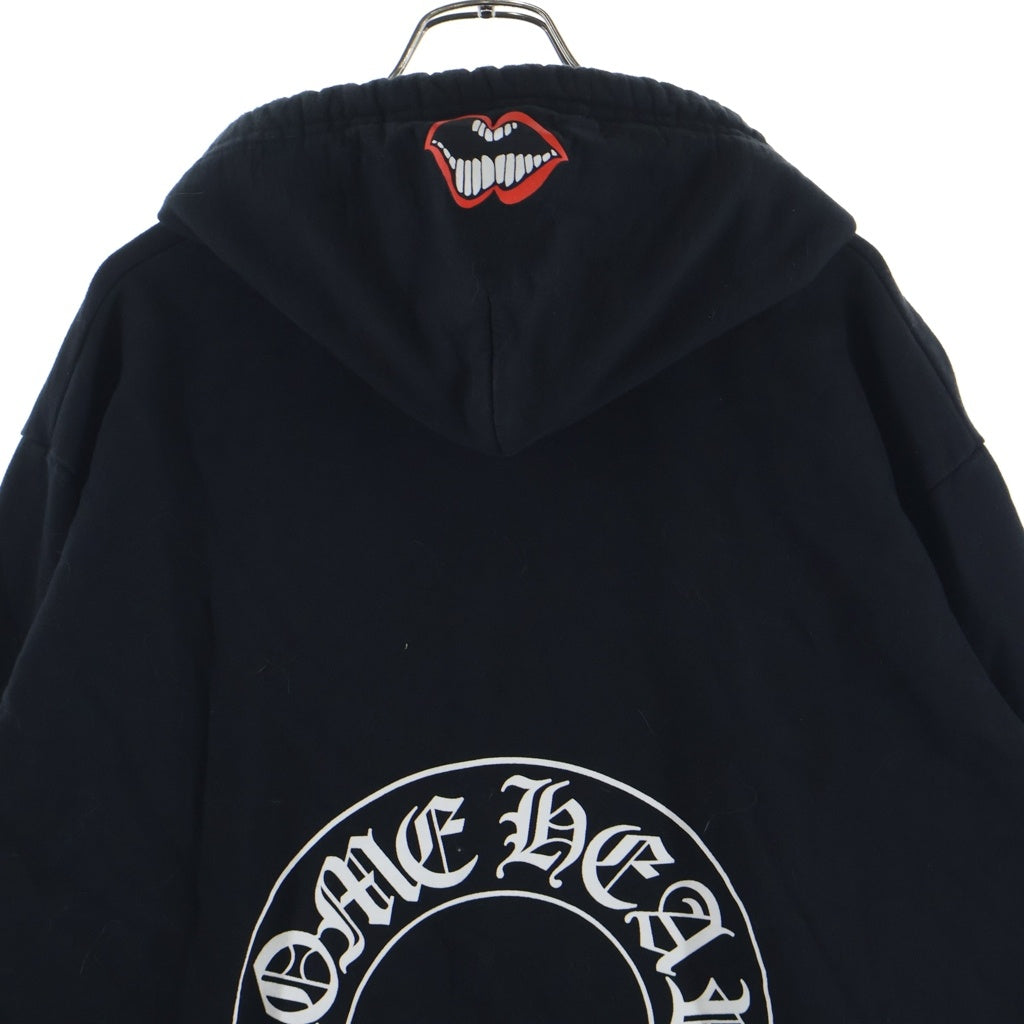 CHROME HEARTS(クロムハーツ) ×MATTY BOY Chomper Horseshoe Hoodie マッティボーイ チョンパー ホースシュープルオーバーパーカー ブラック