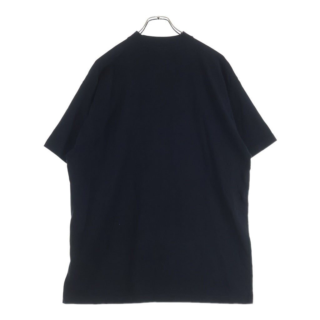 BALENCIAGA(バレンシアガ) オーバーサイズTシャツ 23SS ×ADIDAS トレフォイルロゴ刺繍 ブラック #L レディース