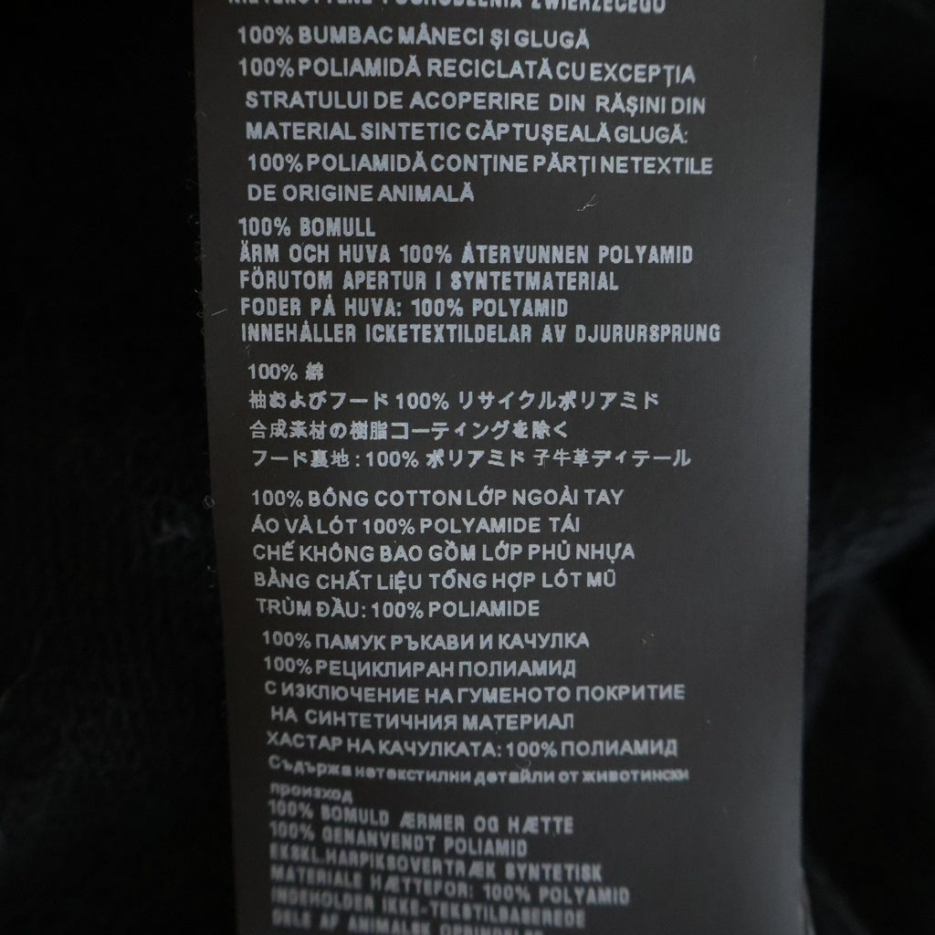 PRADA(プラダ) Re-Nylon切替クロップドパーカー フーディー ブラック #L レディース