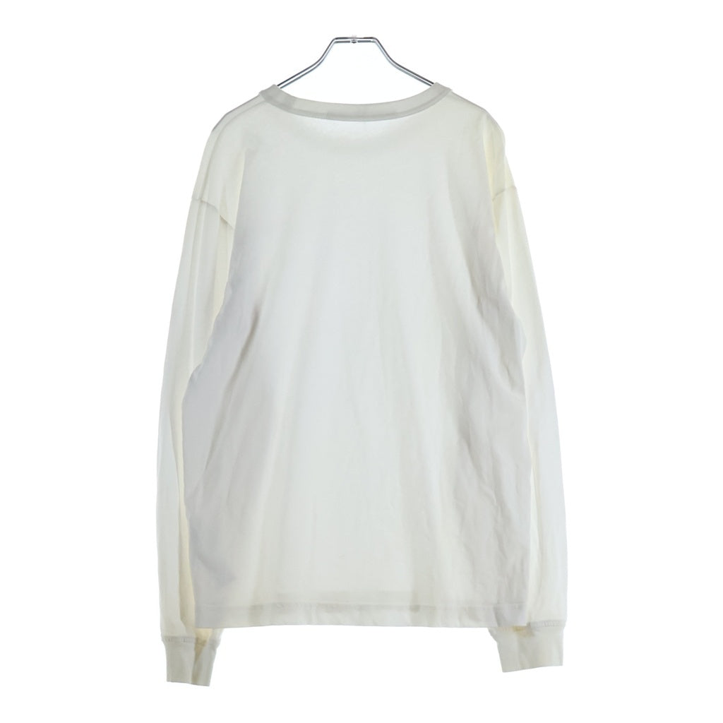 ALEXANDER WANG(アレキサンダーワン) フロントロゴプリント ロングスリーブ長袖Tシャツ ホワイト #S レディース