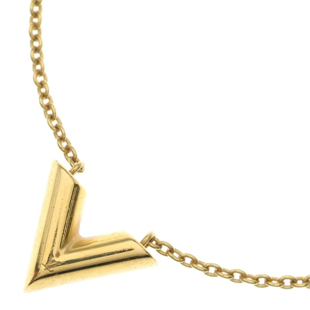 LOUIS VUITTON(ルイヴィトン) エセンシャルV ネックレス ペンダント チェーン ゴールド GP M61083 レディース