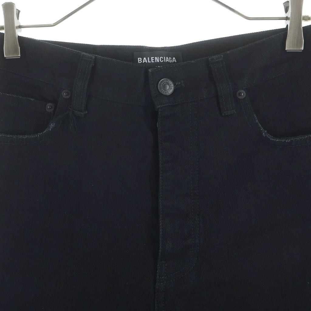 BALENCIAGA(バレンシアガ) スーパーバギーデニムパンツ ブラック #XS 675230