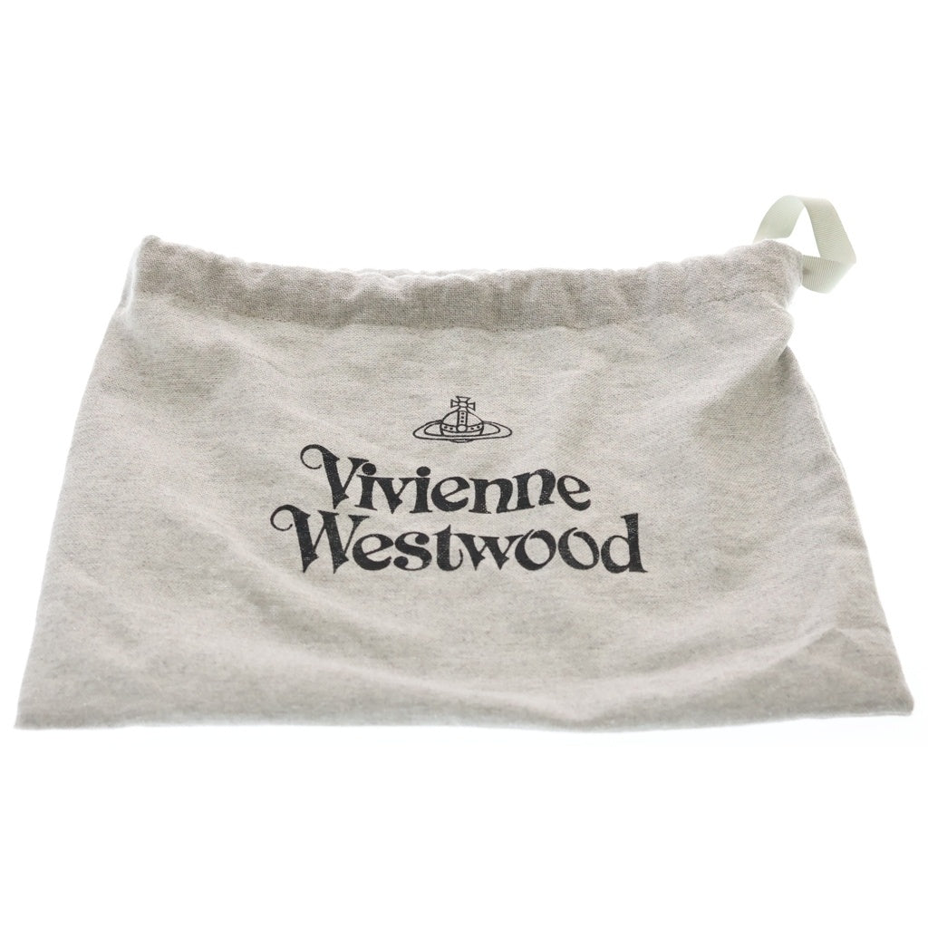 Vivienne Westwood(ヴィヴィアンウエストウッド) Tiny Orb クロスボディバッグ ショルダーバッグ ブラック×レッド レザー シルバー金具 レディース