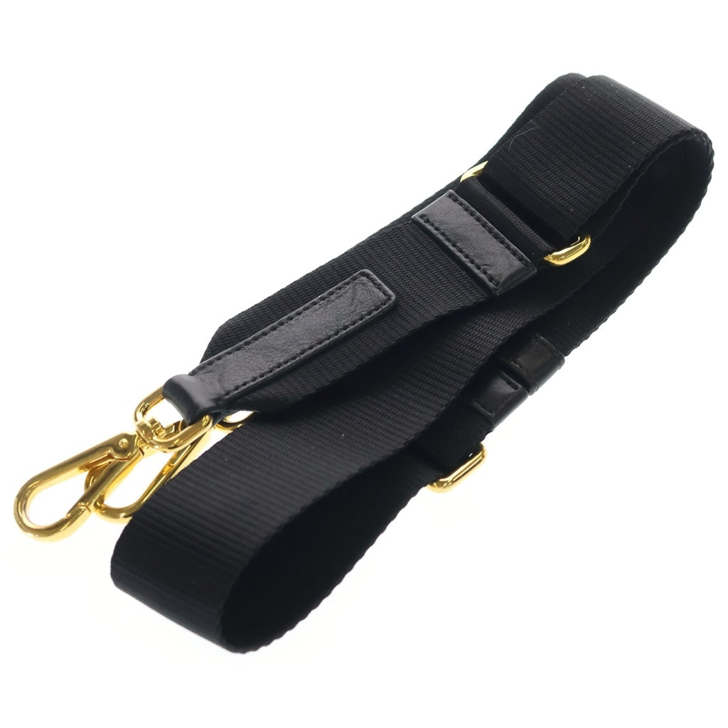 PRADA(プラダ) トライアングルロゴ ナイロン ゴールド金具 2WAY ハンドバッグ ショルダーバッグ ブラック B1843M レディース