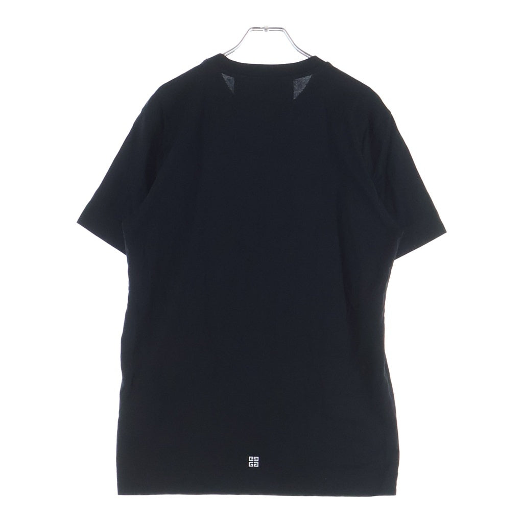 GIVENCHY(ジバンシィ) フロントロゴプリント 半袖Tシャツ カットソー ブラック BM716G3YAC