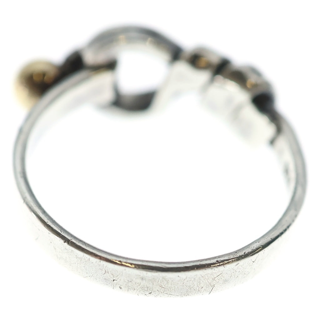 TIFFANY & Co.(ティファニー) ラブノット リング シルバー×イエローゴールド Au750YG/Ag925 #12 レディース