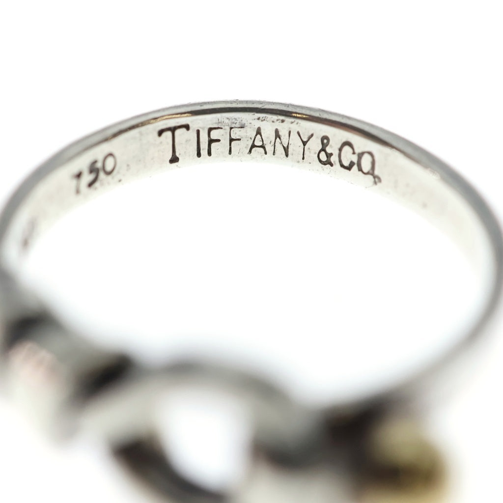 TIFFANY & Co.(ティファニー) ラブノット リング シルバー×イエローゴールド Au750YG/Ag925 #12 レディース