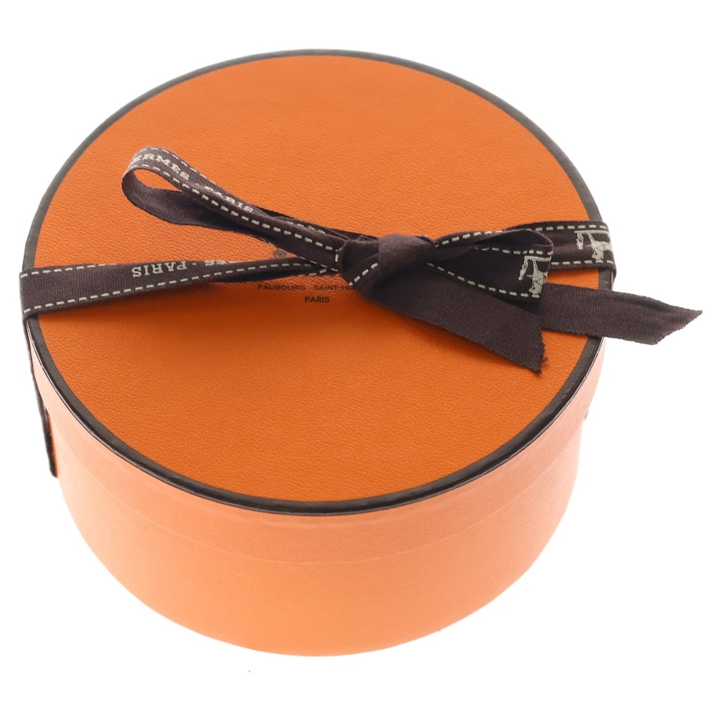 HERMES(エルメス) カレ90 スカーフ プリーツ ボルデュック シルク オレンジ レディース