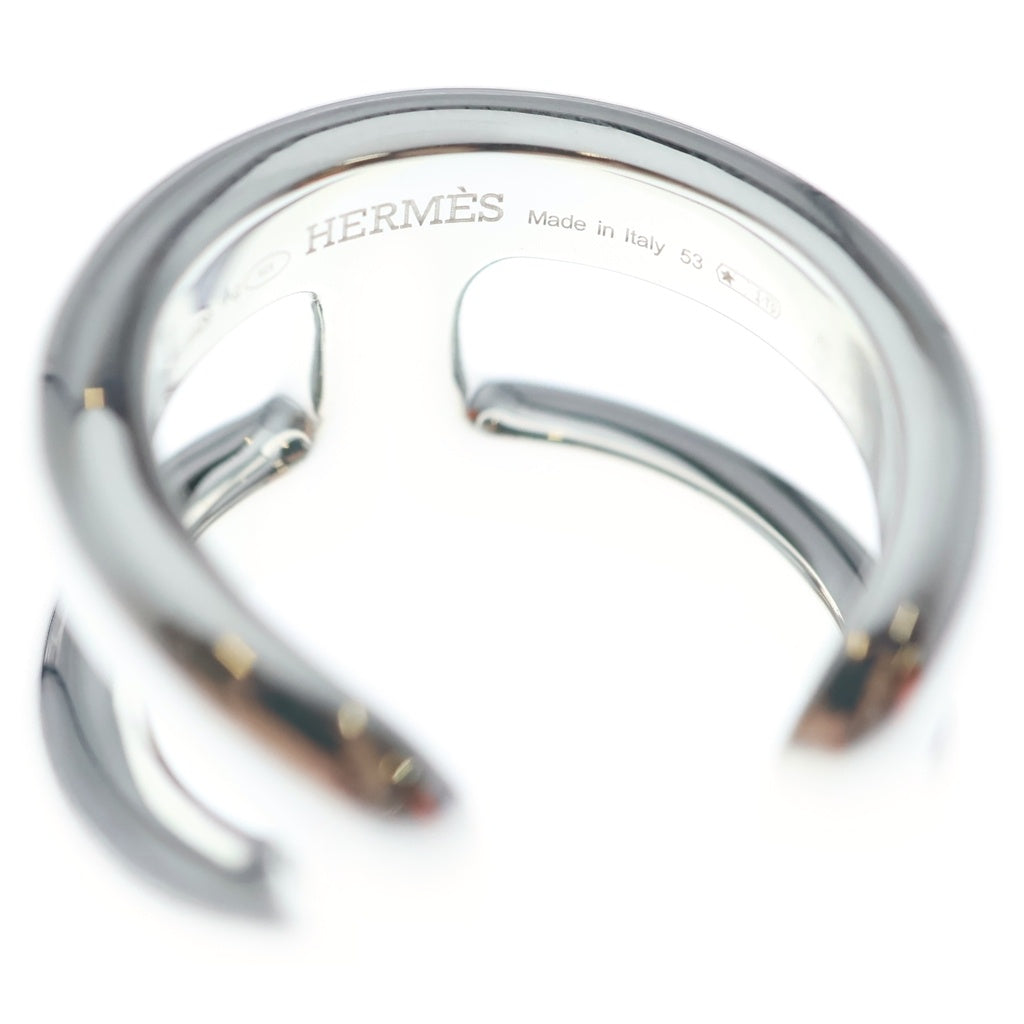HERMES(エルメス) Osmose オスモズ GM リング SV925 シルバー #53