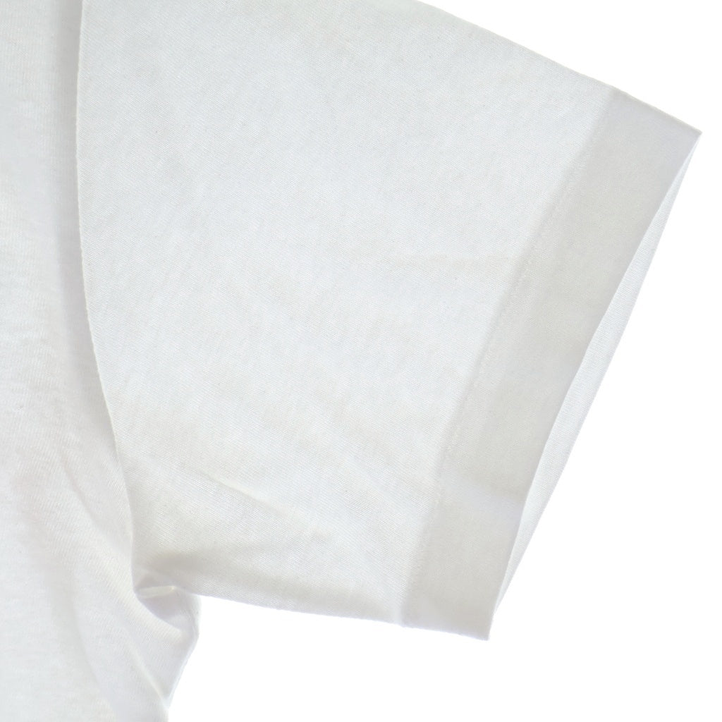 COMME DES GARCONS GIRL(コムデギャルソンガール) ×ディズニーコラボ フロントミッキープリント 半袖コットンTシャツ ホワイト×レッド #S レディース