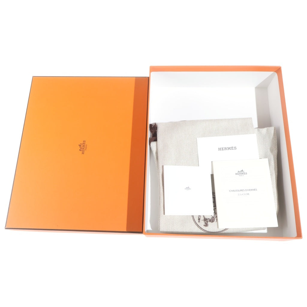 HERMES(エルメス) ラブリー フラットシューズ ヒールパンプス ケリー ポインテッドトゥ ローズ レディース