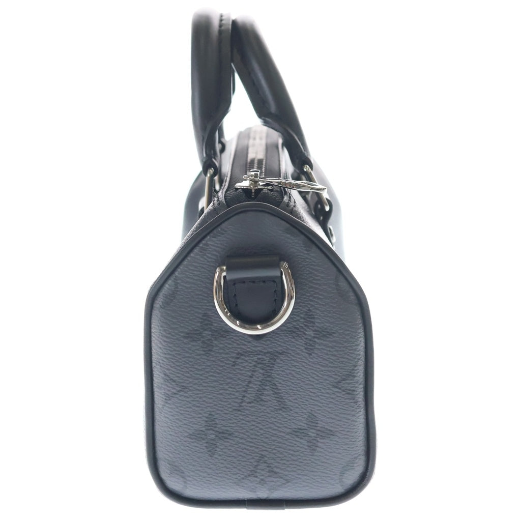 LOUIS VUITTON(ルイヴィトン) モノグラム エクリプス キーポルバンドリエールXS PVC レザー 2WAY ハンドバッグ ショルダーバッグ ICタイプ ブラック M45947 レディース