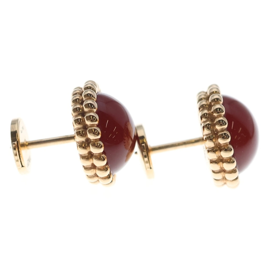 Van Cleef & Arpels(ヴァンクリーフアンドアーペル) ペルレ クルール カーネリアン ピアス Au750PG レッド ピンクゴールド VCARP4E000 レディース