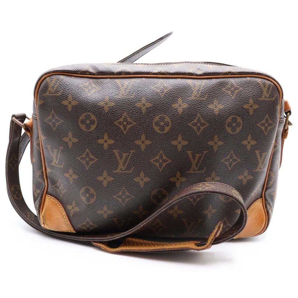 LOUIS VUITTON(ルイヴィトン) モノグラム ナイル PVC レザー ショルダーバッグ ブラウン M45244 レディース