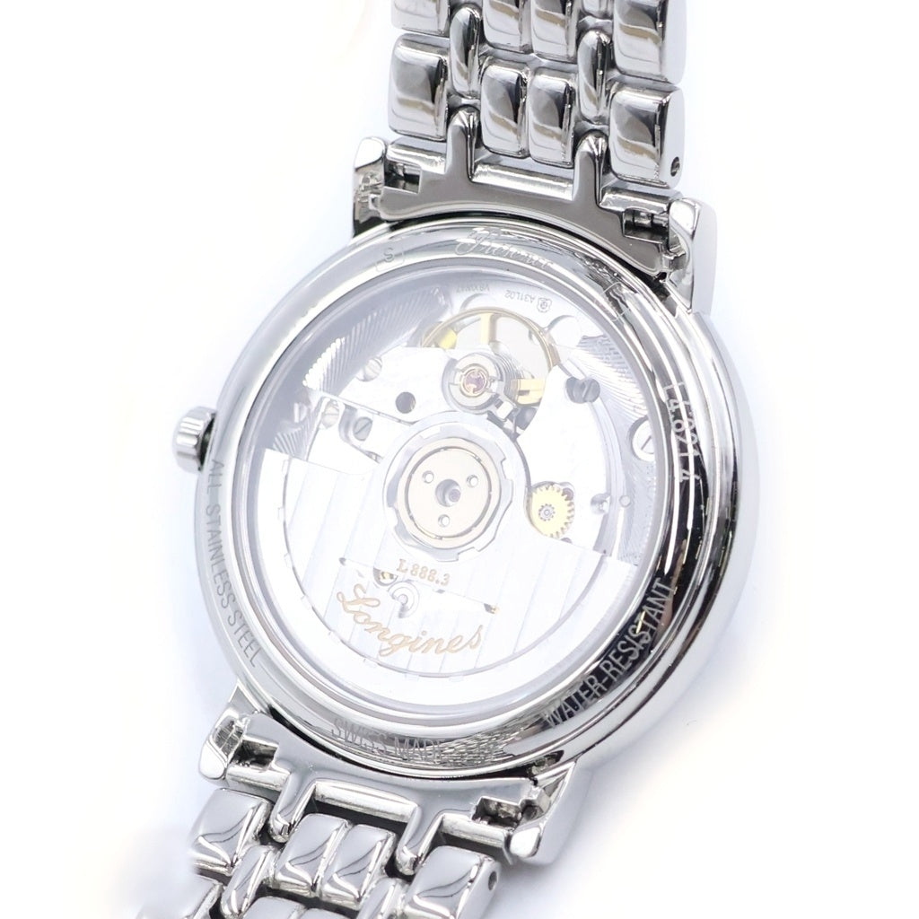 LONGINES(ロンジン) グランドクラシック プレザンス 黒文字盤 SS/AT ステンレス 自動巻き 腕時計 L48214526