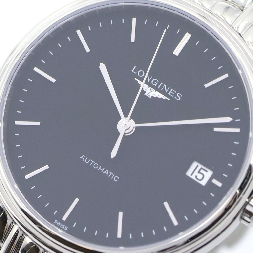 LONGINES(ロンジン) グランドクラシック プレザンス 黒文字盤 SS/AT ステンレス 自動巻き 腕時計 L48214526