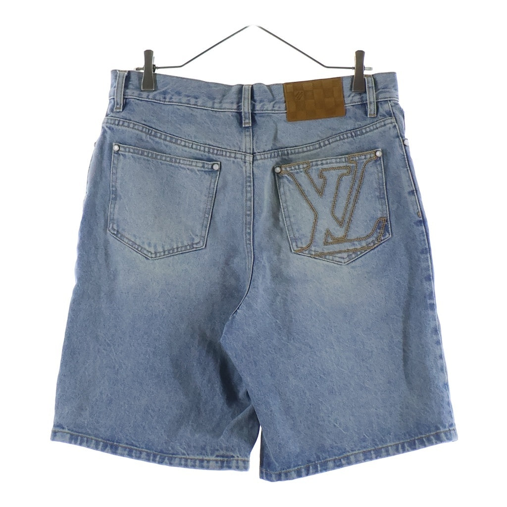LOUIS VUITTON(ルイヴィトン) バギーショートパンツ ワイドショーツ ハーフパンツ デニム インディゴ RM251MN PCP HTD52W