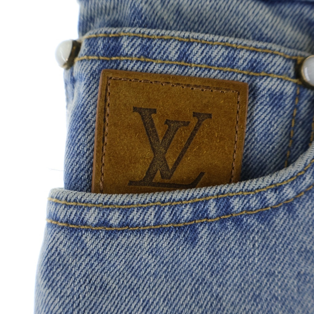 LOUIS VUITTON(ルイヴィトン) バギーショートパンツ ワイドショーツ ハーフパンツ デニム インディゴ RM251MN PCP HTD52W