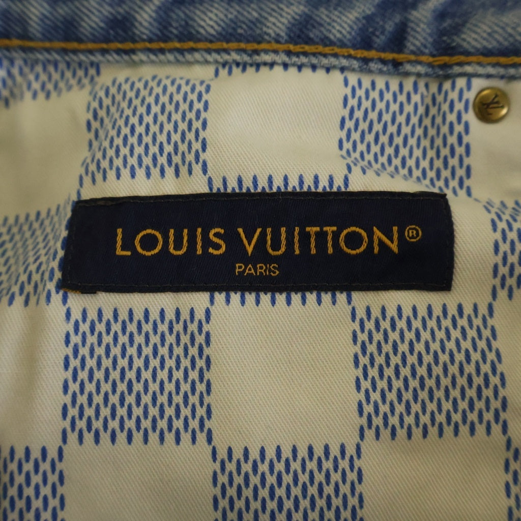 LOUIS VUITTON(ルイヴィトン) バギーショートパンツ ワイドショーツ ハーフパンツ デニム インディゴ RM251MN PCP HTD52W