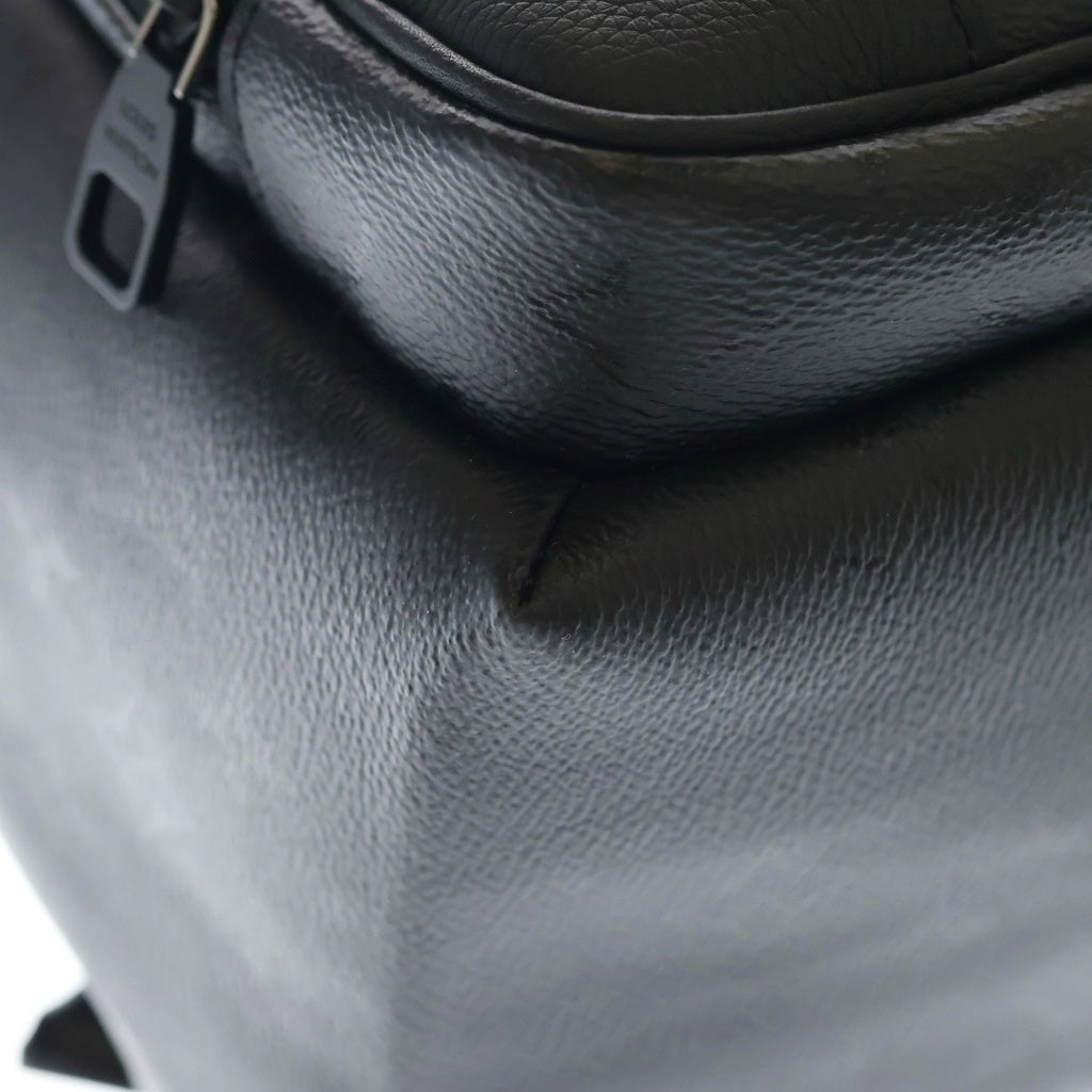 LOUIS VUITTON(ルイヴィトン) モノグラム ミッドナイト バックパック リュックサック ブラック レザー×PVC M26765 ブラック金具