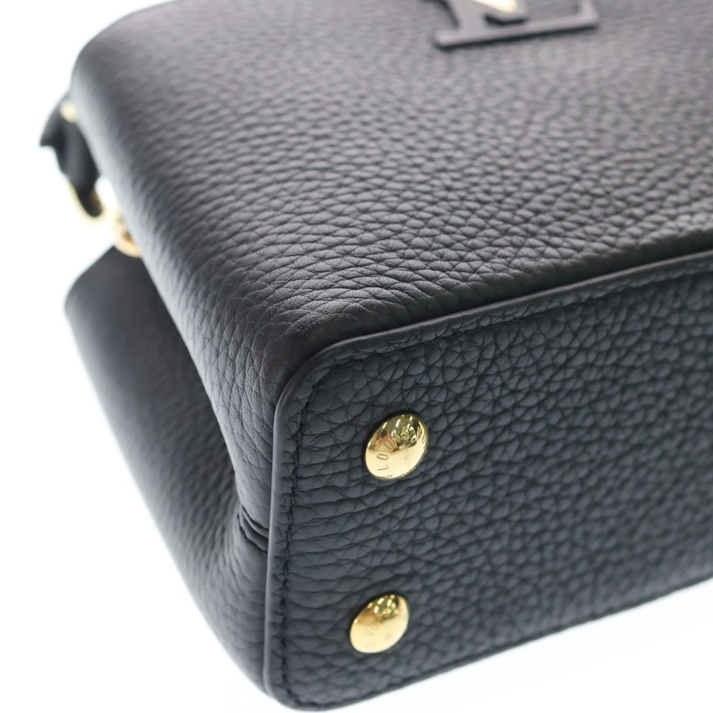 LOUIS VUITTON(ルイヴィトン) カプシーヌMINI ハンドバック 2way ショルダーバック トリヨンレザー ブラック M24729 レディース