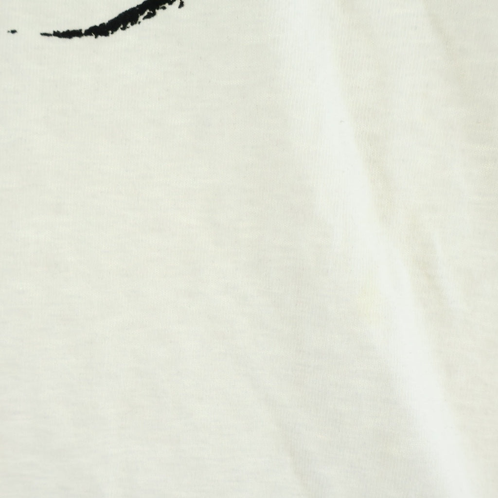 Christian Dior(クリスチャンディオール) 23AW フロッキーロゴ 半袖Tシャツ カットソー コットン ホワイト 393J696A0849
