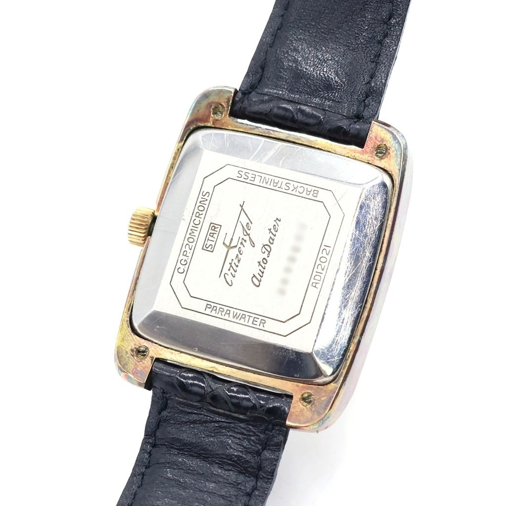 CITIZEN(シチズン) シチズン ジェット オートデーター シルバー文字盤 GP/AT 自動巻き ヴィンテージ AD12021 レディース