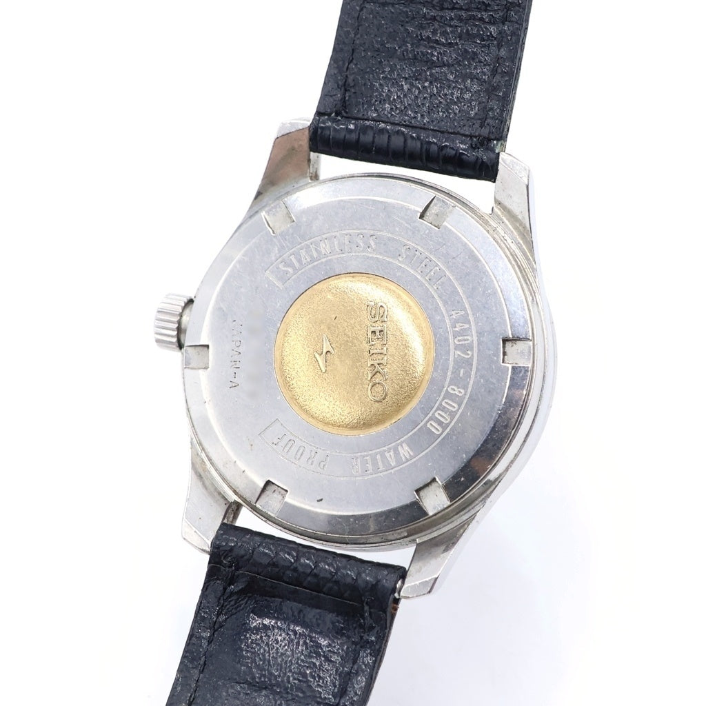SEIKO(セイコー) キングセイコー シルバー文字盤 SS×レザー/手巻き 腕時計 4402-8000 レディース