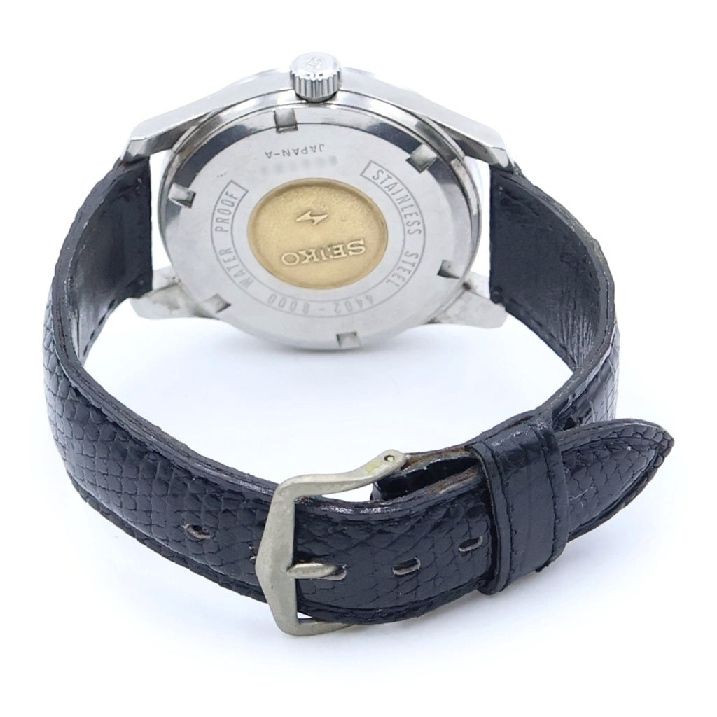 SEIKO(セイコー) キングセイコー シルバー文字盤 SS×レザー/手巻き 腕時計 4402-8000 レディース
