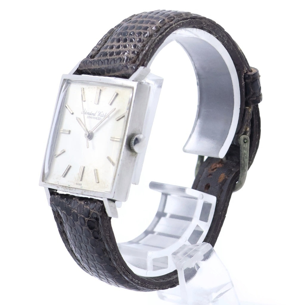IWC(アイダブリューシー) SCHAFFHAUSEN スクエアウォッチ SS/手巻き ヴィンテージ 腕時計 レディース