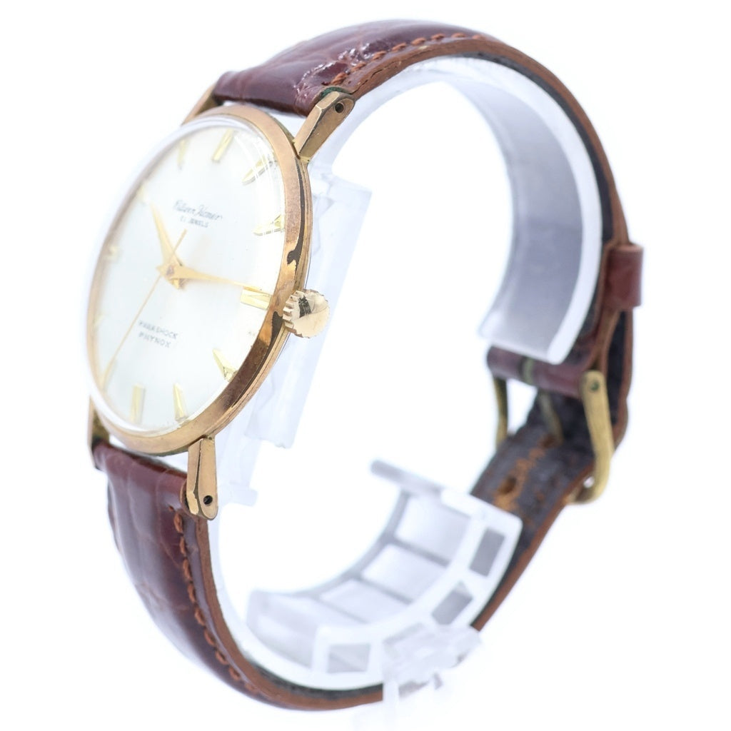 CITIZEN(シチズン) ホーマー シルバー文字盤 SS×革/手巻き 腕時計 60s ヴィンテージ HO15303 レディース