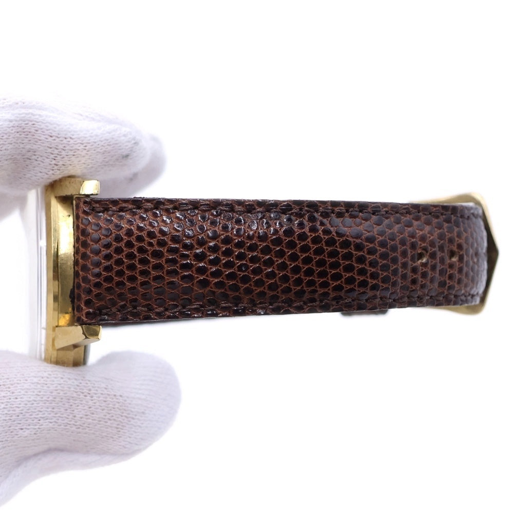 SEIKO(セイコー) Lord Marvel ロードマーベル シルバー文字盤 GP×革/手巻き 腕時計 ヴィンテージ 5740-0010 レディース