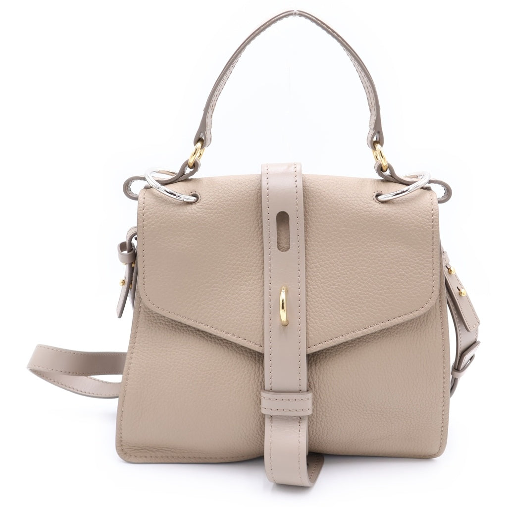 Chloe(クロエ) アビー レザー 2WAY ショルダーバッグ ハンドバッグ ベージュ レディース