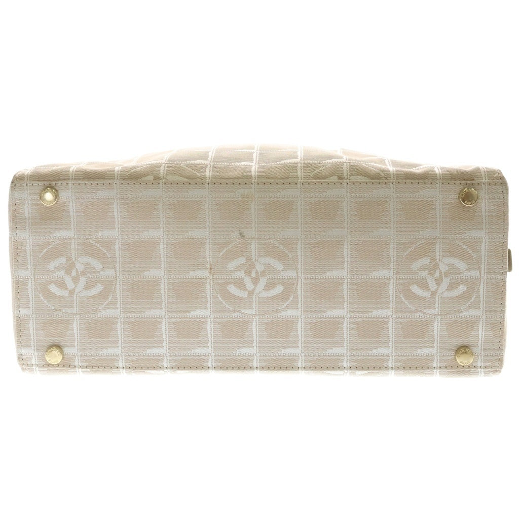 CHANEL(シャネル) ニュートラベルライン ナイロン ミニ ボストンバッグ ハンドバッグ ベージュ レディース