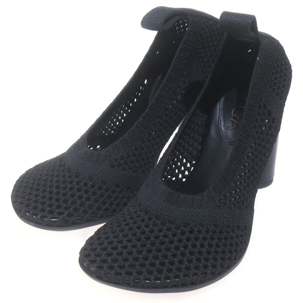 BOTTEGA VENETA(ボッテガヴェネタ) アトミック ニット メッシュ パンプス ハイヒール サンダル シューズ #36 ブラック レディース