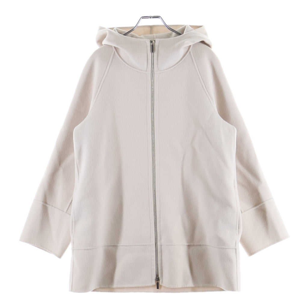 Max Mara(マックスマーラ) ウール ジップアップパーカー フーデッドジャケット アウター #36 ベージュ レディース
