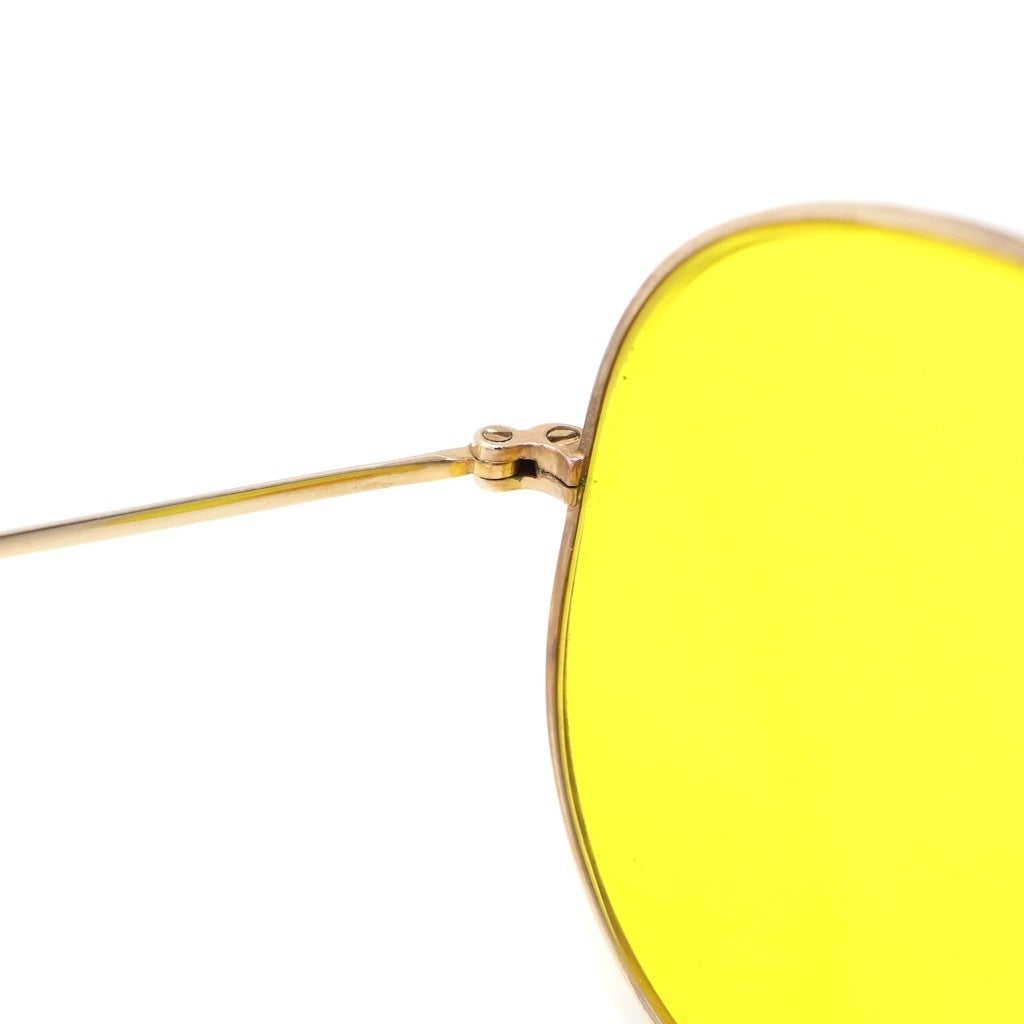 Ray Ban(レイバン) シューター カリクロームレンズ ボシュロム ティアドロップフレーム サングラス メガネ 眼鏡 アイウェア ゴールド/イエロー