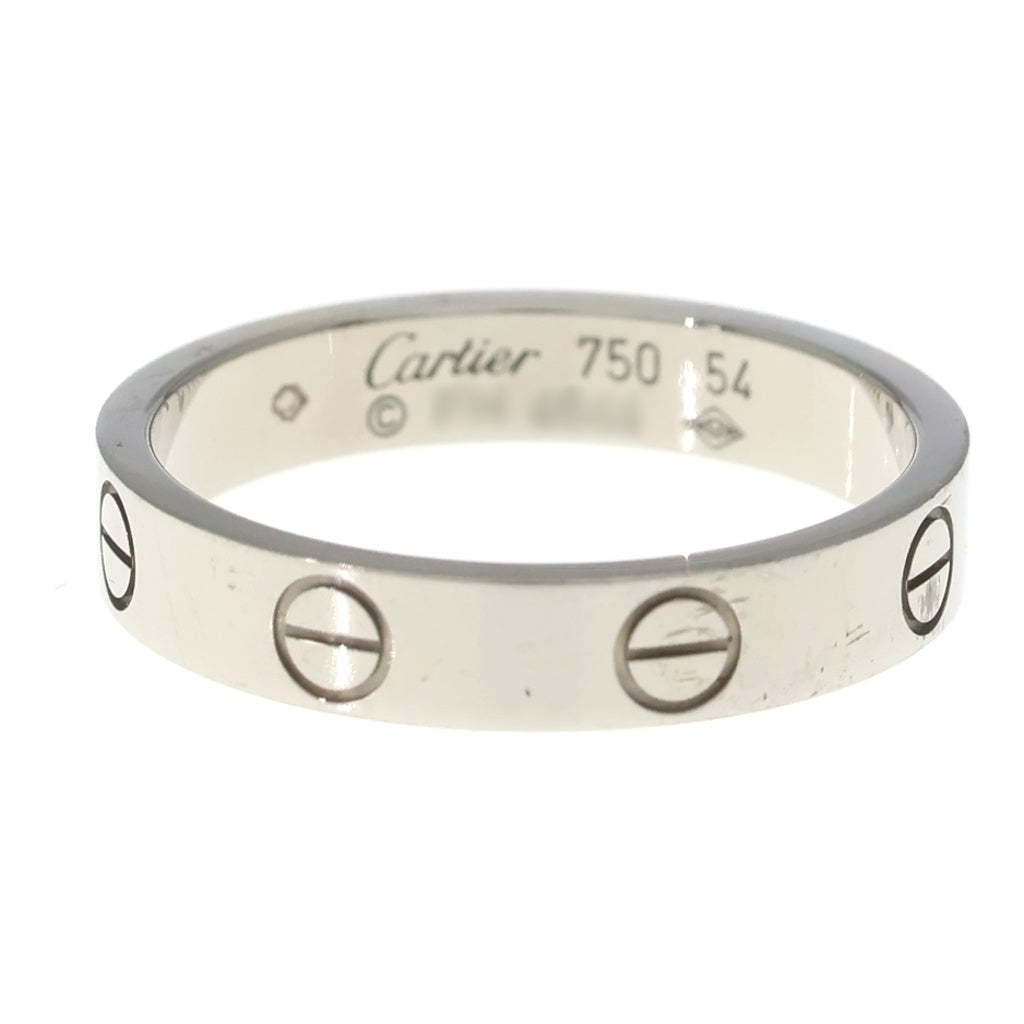 Cartier(カルティエ) ミニラブ リング ホワイトゴールド Au750WG #14